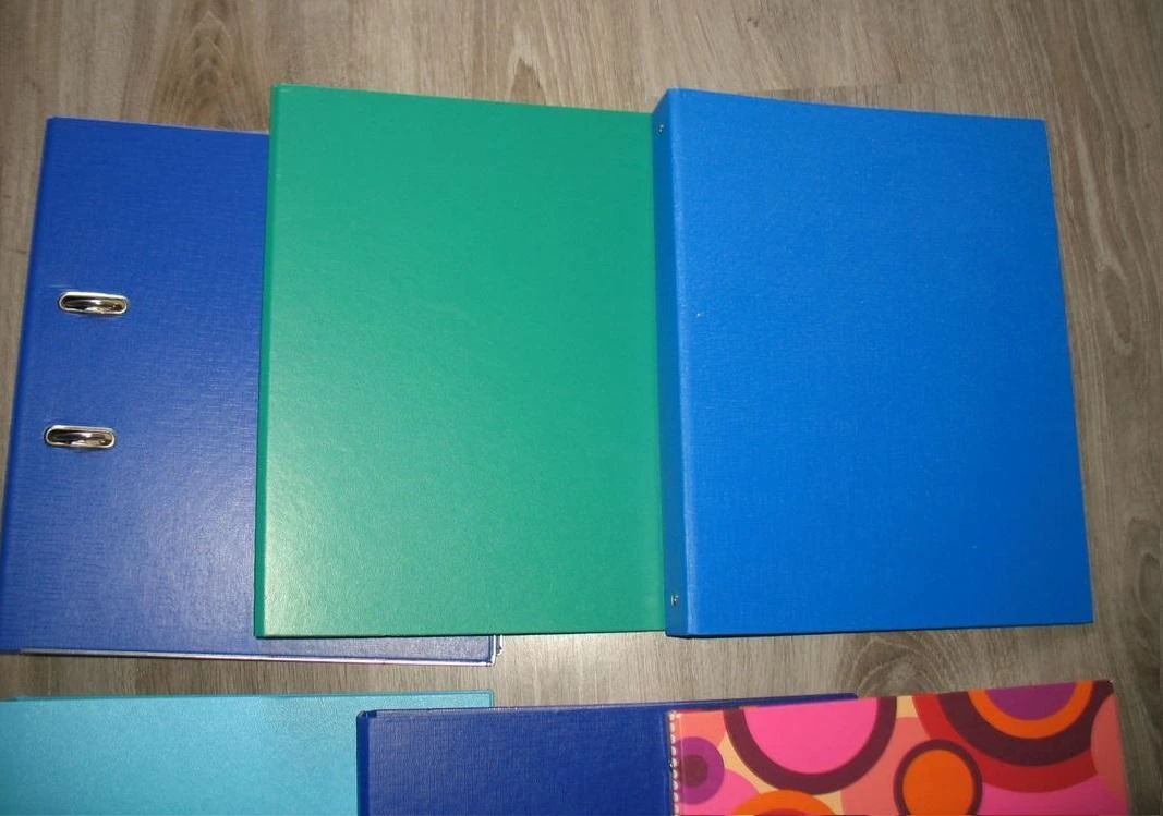 LOT OF 5 LARGE FOLDERS - SPINE 4.5 CM - NEW - n°04 – photo 2